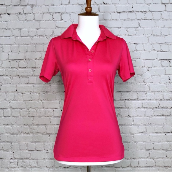 Nike Tops - Nike Pink Golf Polo